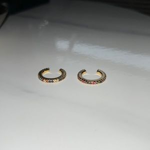 Rainbow Ear Cuffs